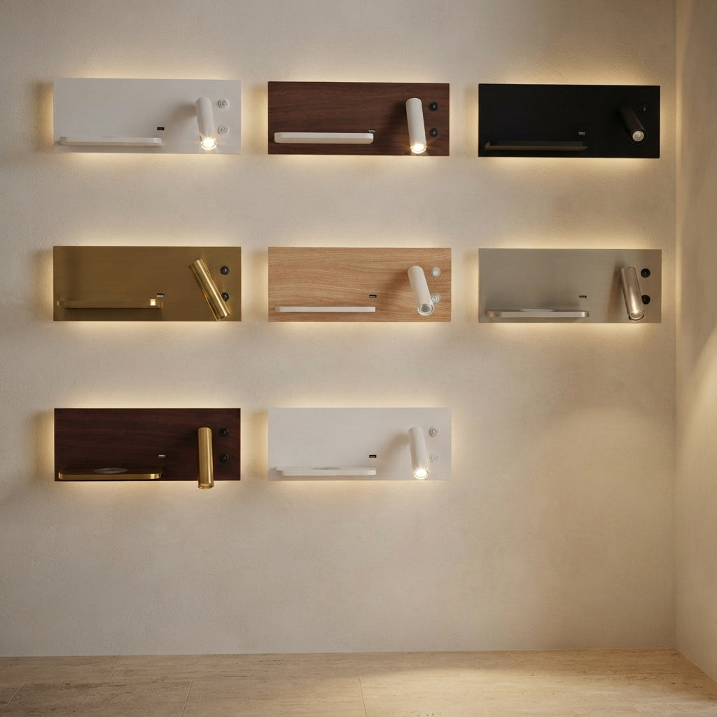 Applique murale tablette et liseuse sans fil rechargeable Cabinet