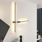 Applique murale ligne fine noire Nervure – vue 2