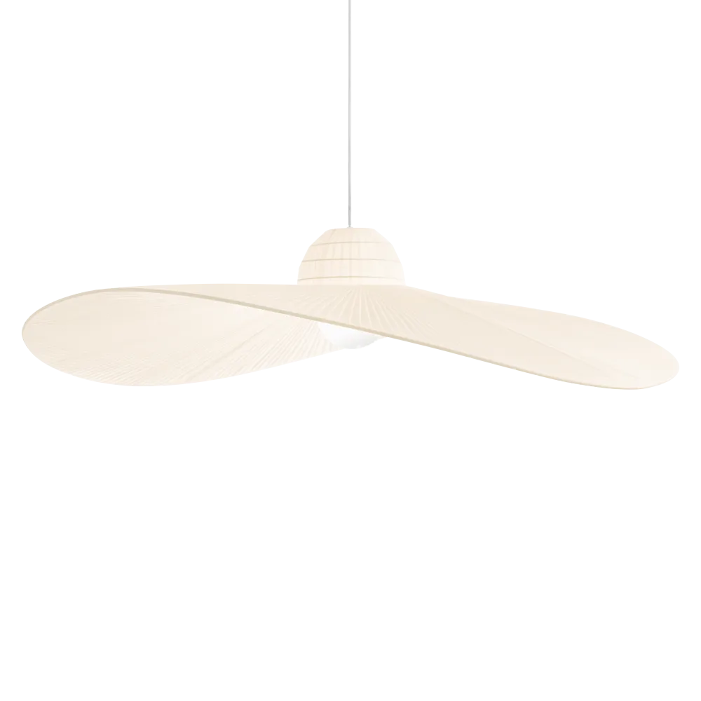 Lustre chapeau noir en ruban de tissu satiné Parasol