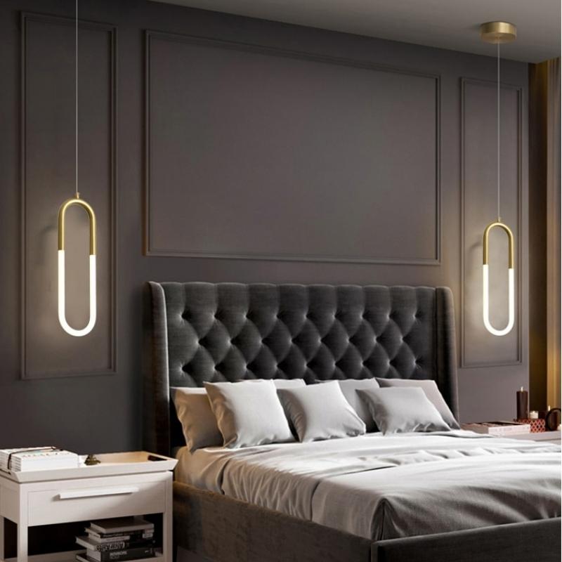 Suspension ampoule en U et pavillon rond Voussure – vue 4