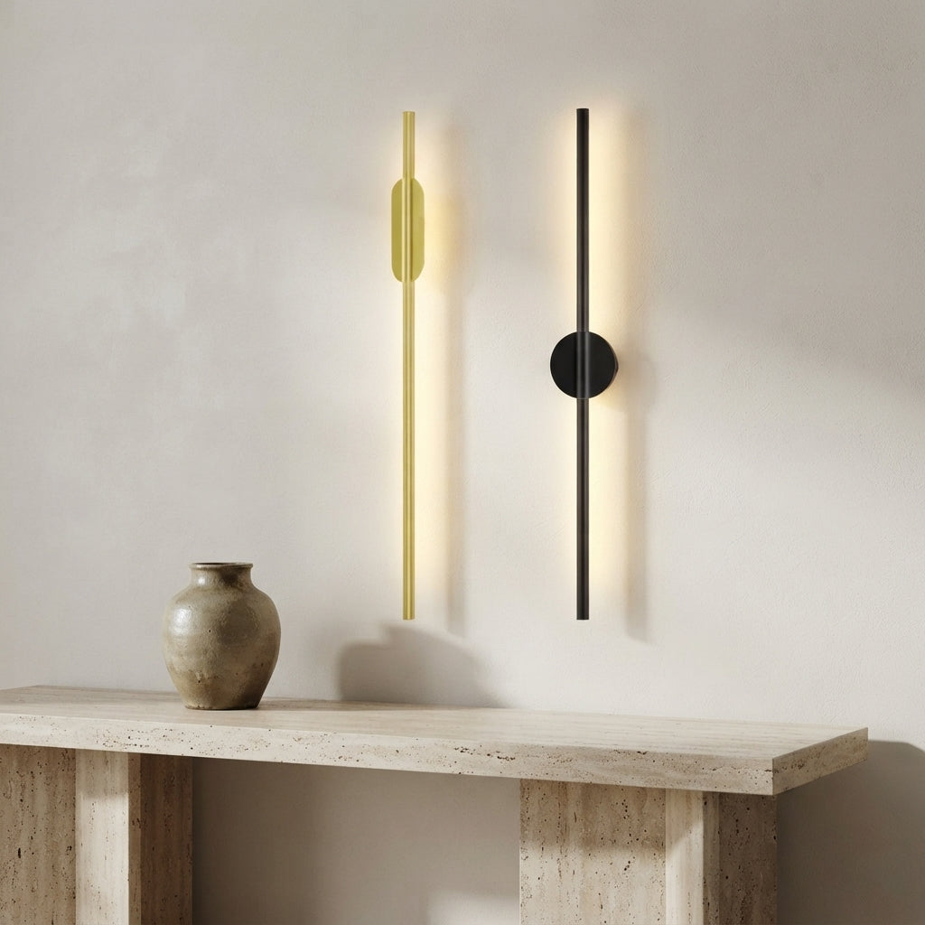 Applique murale linéaire LED multicolore Boréal – mise en situation (visuel d’ambiance)