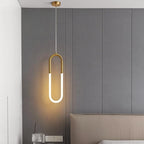 Suspension ampoule en U et pavillon rond Voussure – vue 3