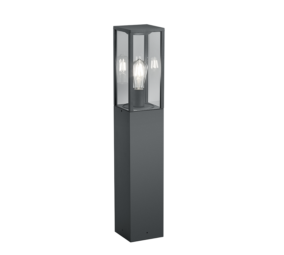 Lampadaire d'extérieur lanterne en verre transparent Vitrea – vue 4