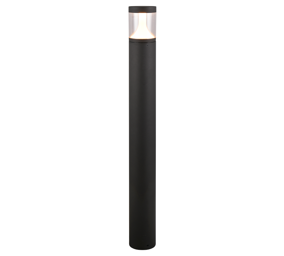 Borne d'extérieur LED en aluminium anthracite IP65 Solara – vue 6