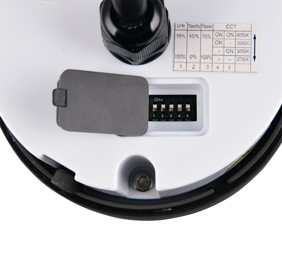 Borne d'extérieur LED en aluminium anthracite IP65 Solara – vue 8