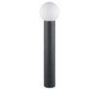 Lampadaire d'extérieur globe en verre opale Opalia – vue 6