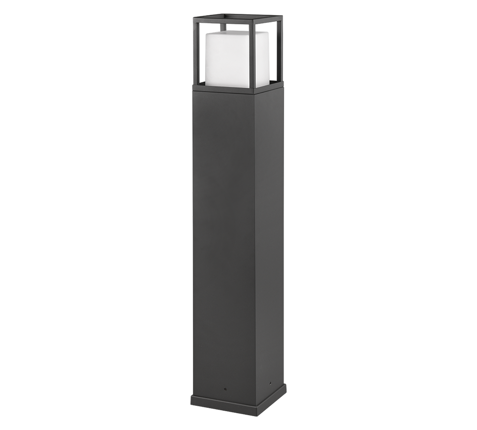Borne d'extérieur LED en métal anthracite à relier en série Cantera – vue 8