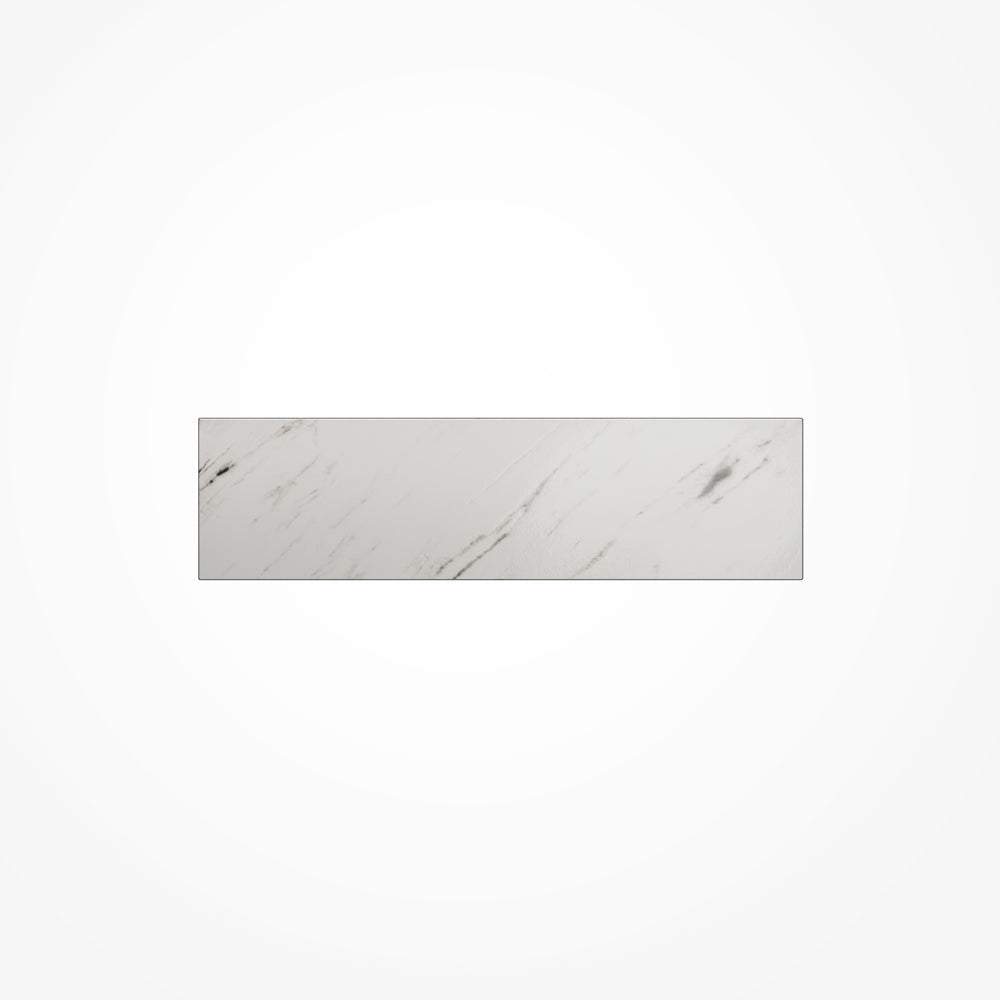 Applique murale ronde blanche aspect marbre Ecrin