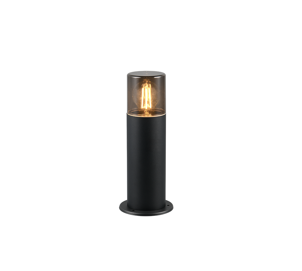 Lampadaire d'extérieur en aluminium abat-jour cylindrique Ronda – vue 3