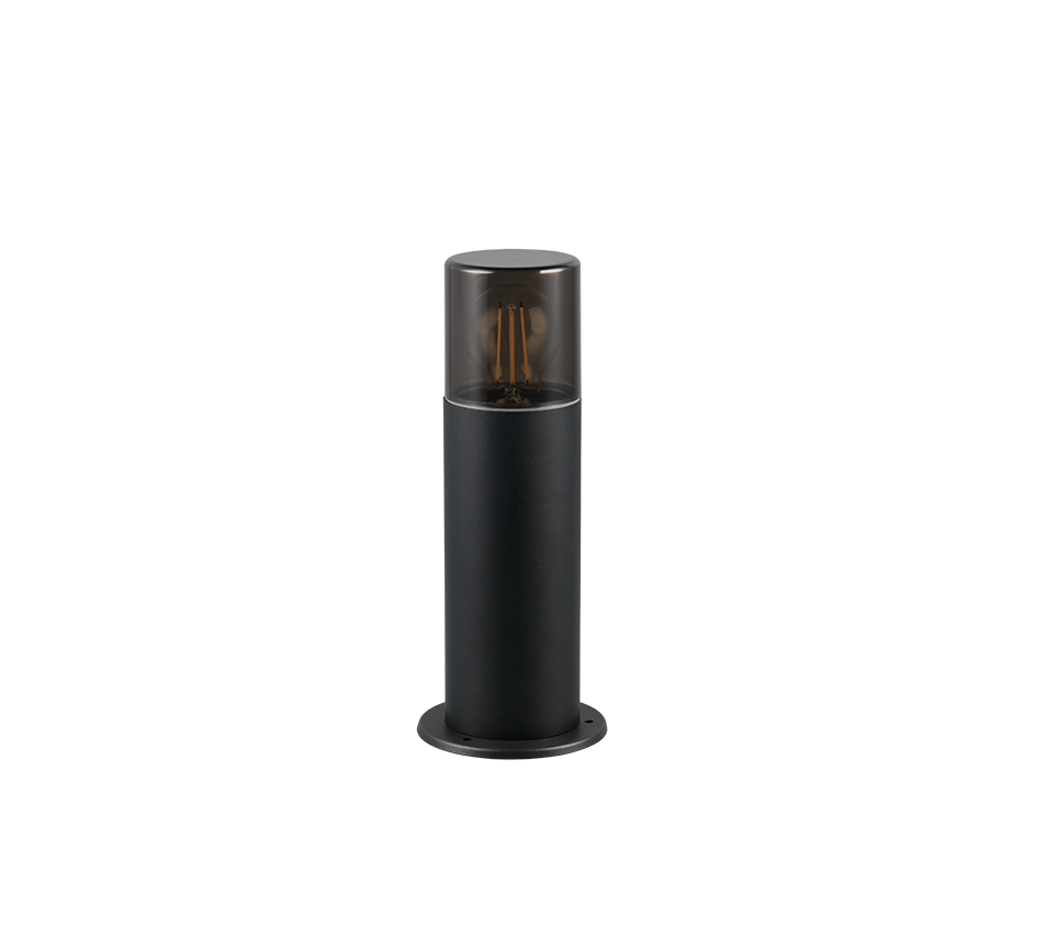 Lampadaire d'extérieur en aluminium abat-jour cylindrique Ronda – vue 4