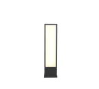 Lampadaire d'extérieur anthracite à diffuseur blanc Roccia – vue 3