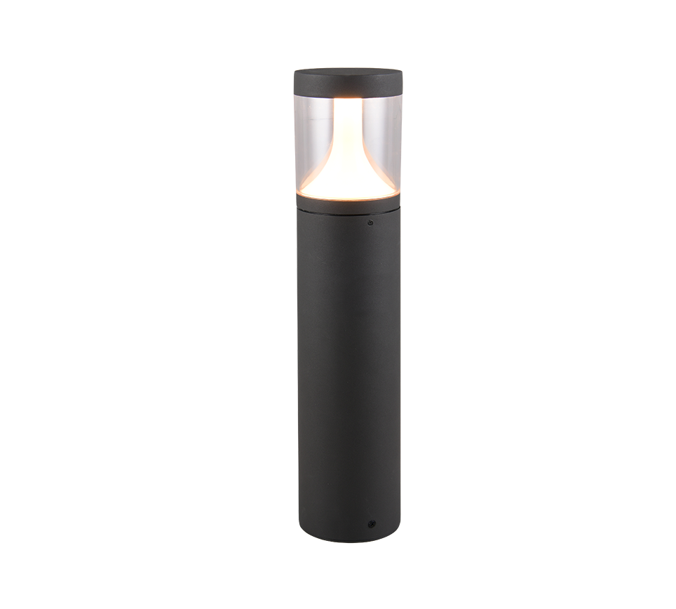 Borne d'extérieur LED en aluminium anthracite IP65 Solara
