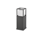 Borne d'extérieur LED en métal anthracite à relier en série Cantera – vue 4