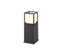 Borne d'extérieur LED en métal anthracite à relier en série Cantera – vue 2