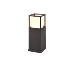 Borne d'extérieur LED en métal anthracite à relier en série Cantera – vue 2