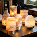 Lampe sans fil rechargeable en albâtre Luciole