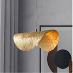 Suspension feuille de lotus dorée Sépale – vue 4