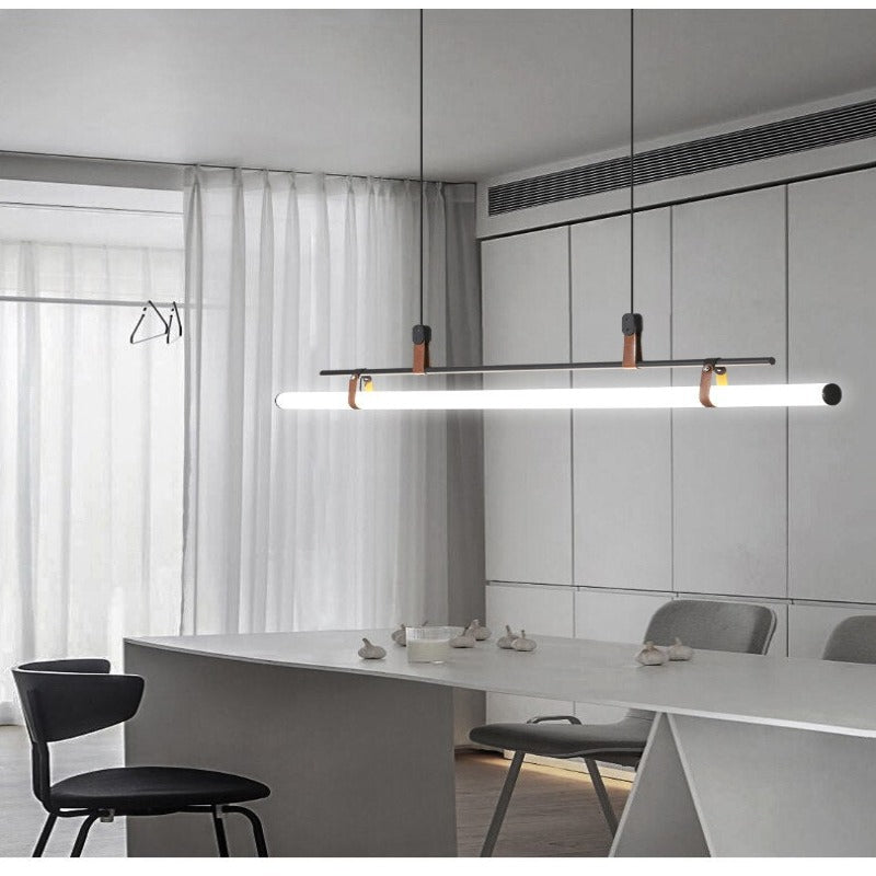 Lustre linéaire à spots noir Rampe, finition noire – vue 6
