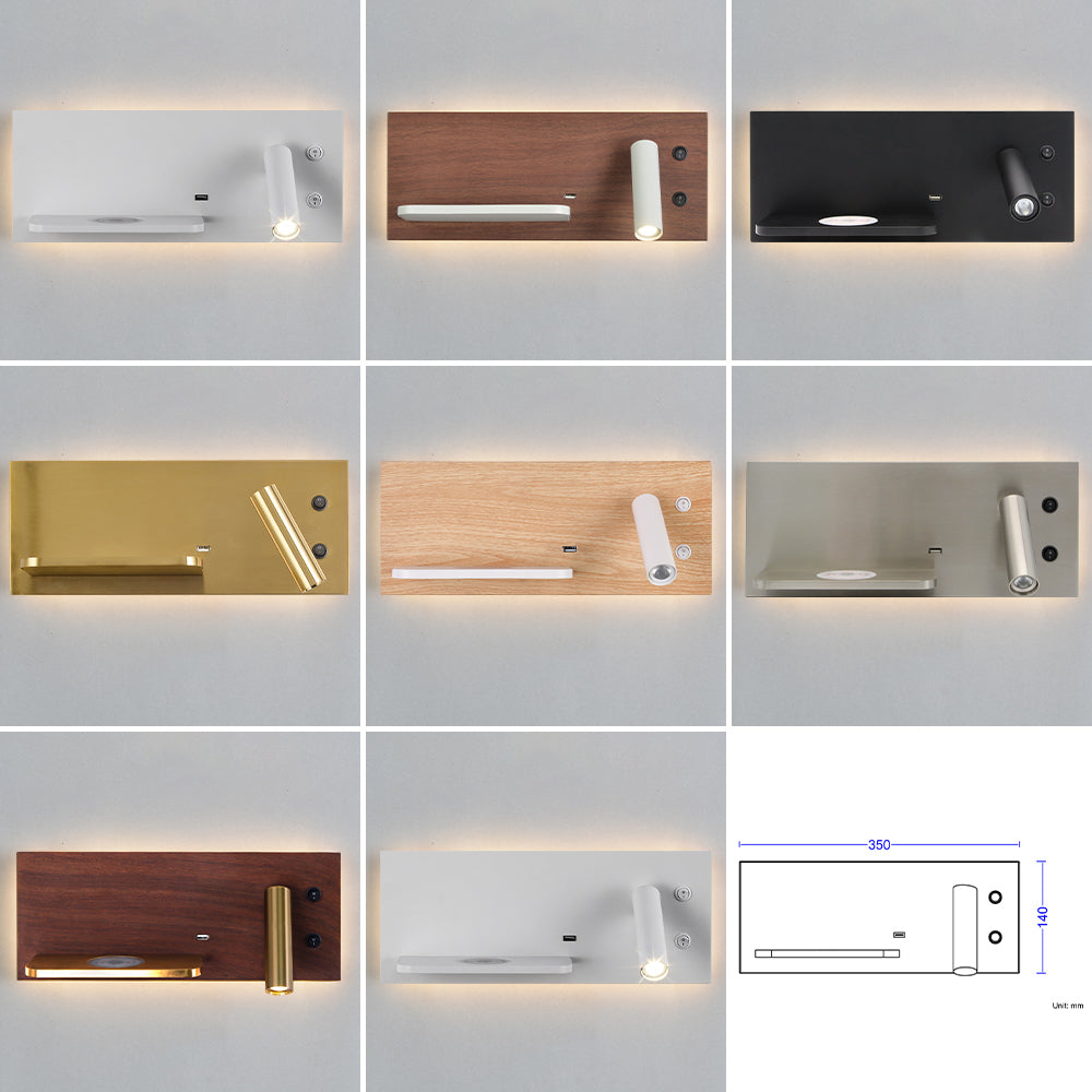 Applique murale tablette et liseuse sans fil rechargeable Cabinet