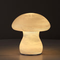 Lampe à poser champignon en albâtre sans fil rechargeable Duvet
