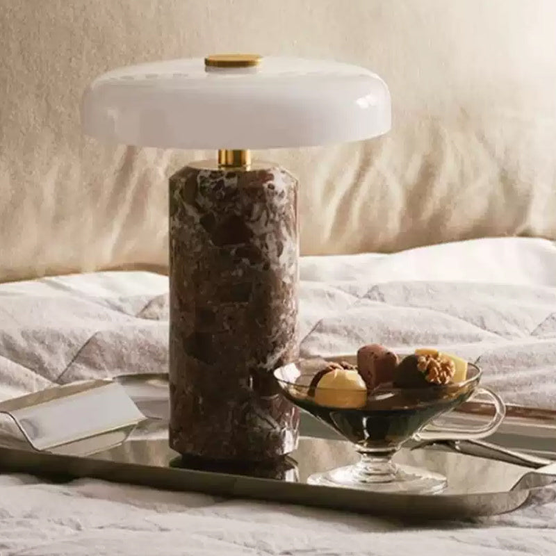 Lampe sans fil rechargeable en marbre Opéra
