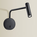 Applique murale orientable noire bras en équerre Coudée
