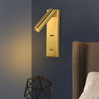 Applique murale dorée spot cylindrique Carat
