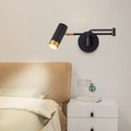 Applique murale orientable noire bras articulé Beaupré