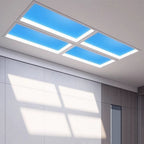 Plafonnier effet ciel bleu quatre panneaux Empyrée