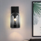 Applique murale en verre double couche gris Pénombre – vue 5
