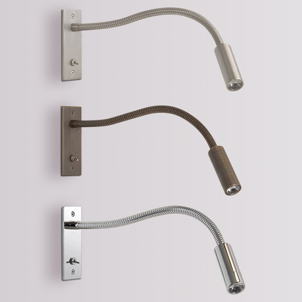 Applique murale orientable liseuse col flexible Cigogne