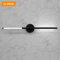 Applique murale barre noire horizontale sans fil rechargeable Autan