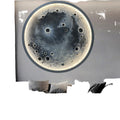 Applique murale lune grise en relief Cendre