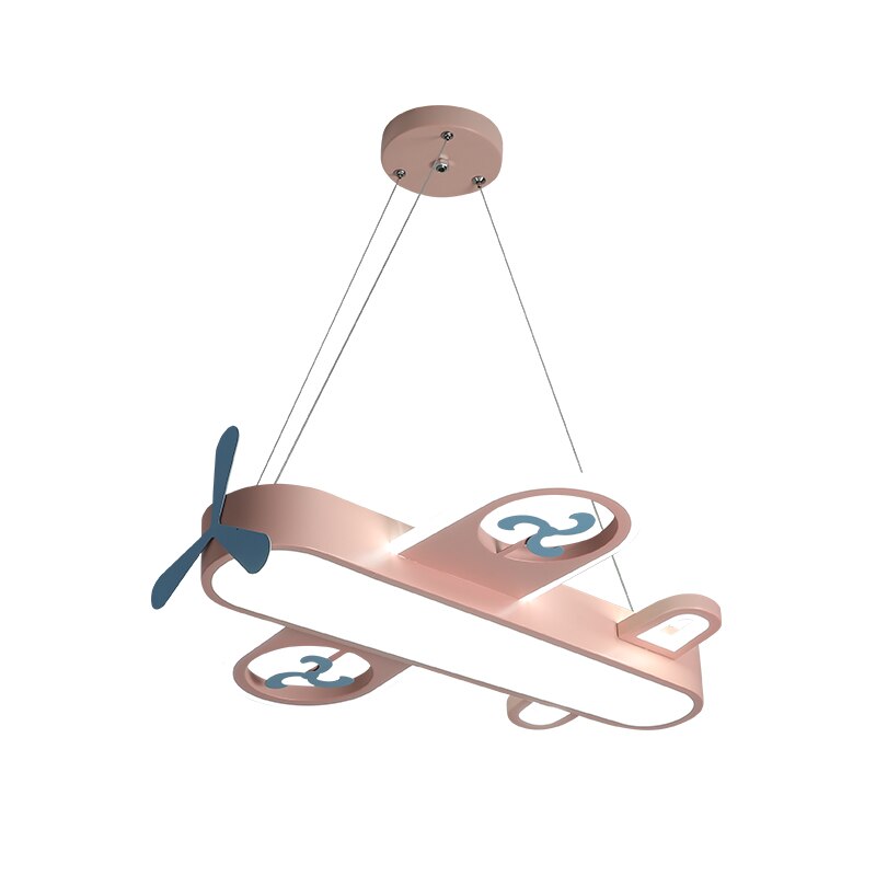 Lustre avion bleu pour chambre d'enfant Voltige