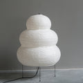 Lampadaire en papier à étages arrondis Frimas