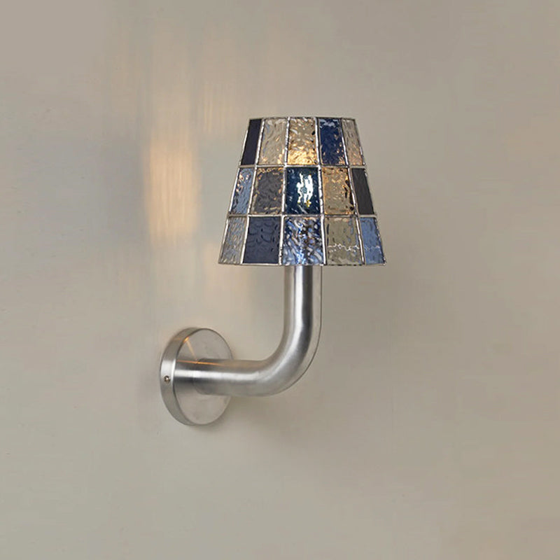 Applique murale en verre vitrail style Tiffany Chapelle