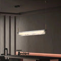 Lustre à plaques en albâtre linéaire Faîtage