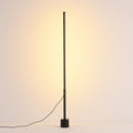 Lampadaire tige lumineuse noire minimaliste Jalon