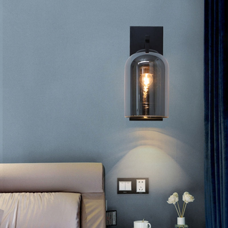 Applique murale en verre double couche gris Pénombre – vue 4