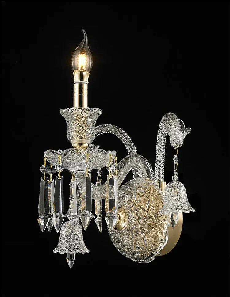 Lustre d'apparat en cristal K9 à abat-jour Pendeloque – vue 16