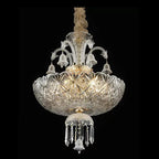 Lustre d'apparat en cristal K9 à abat-jour Pendeloque – vue 21