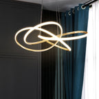 Lustre spirale dorée style Art déco Volute – vue 4