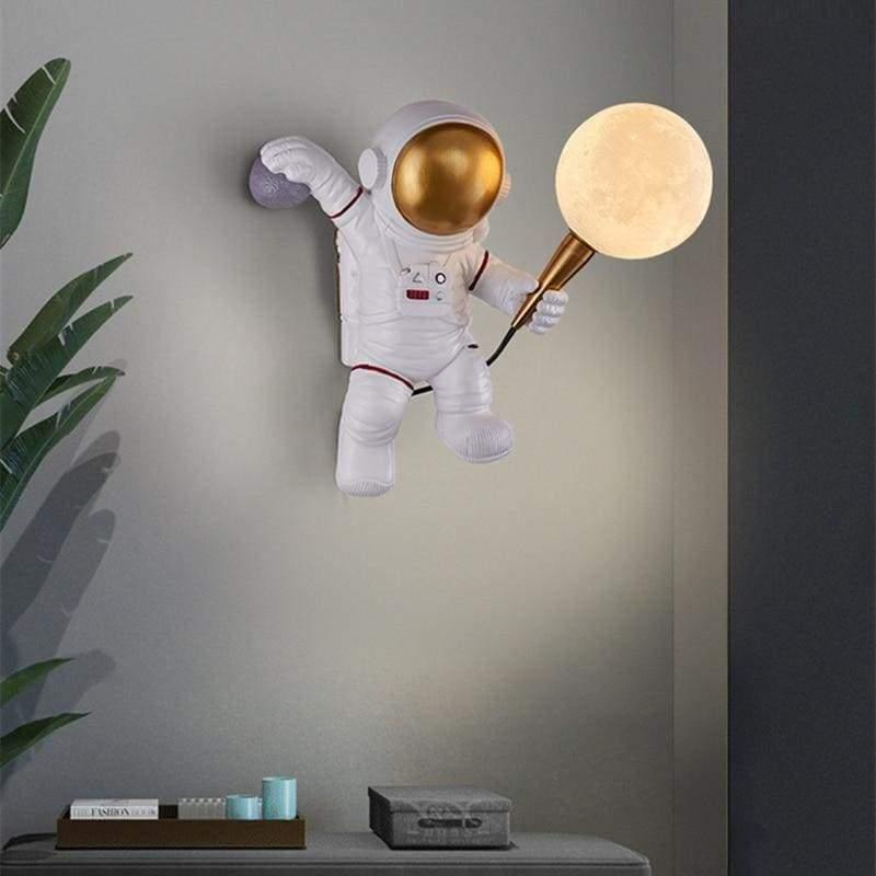 Applique murale astronaute et lune Odyssée