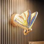 Applique murale papillon blanc et or Phalène – vue 4