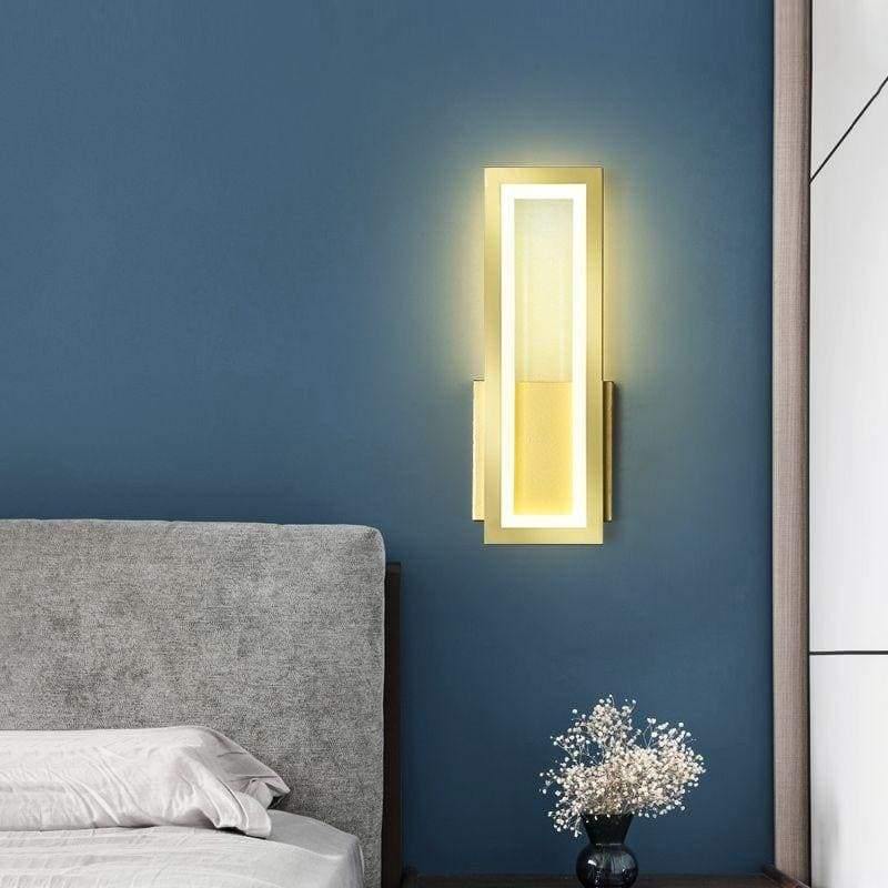 Applique murale rectangle noir et doré Lucarne – vue 5