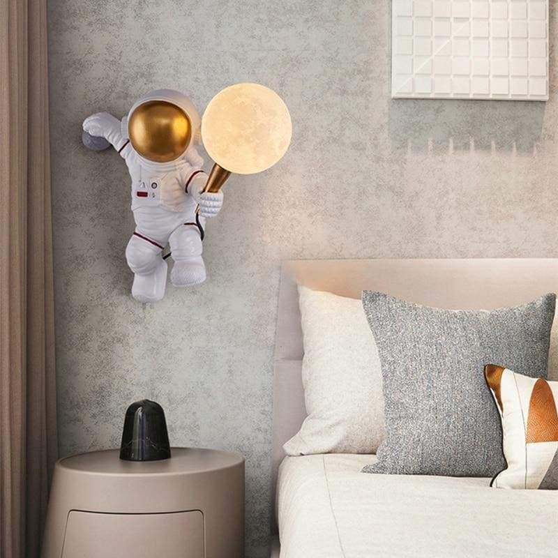 Applique murale astronaute et lune Odyssée