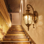 Lanterne d'extérieur murale classique en aluminium Manoir