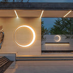 Applique d'extérieur cercle noir et blanc Oculus – vue 2