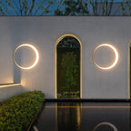 Applique d'extérieur cercle noir et blanc Oculus – vue 3