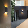 Applique d'extérieur en aluminium gris anthracite Oriel